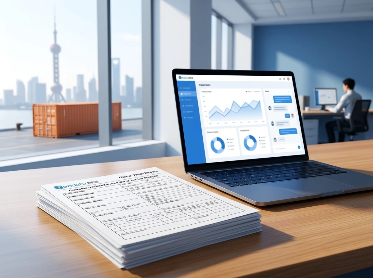 Tendata AI trade intelligence dashboard customs records lead generation