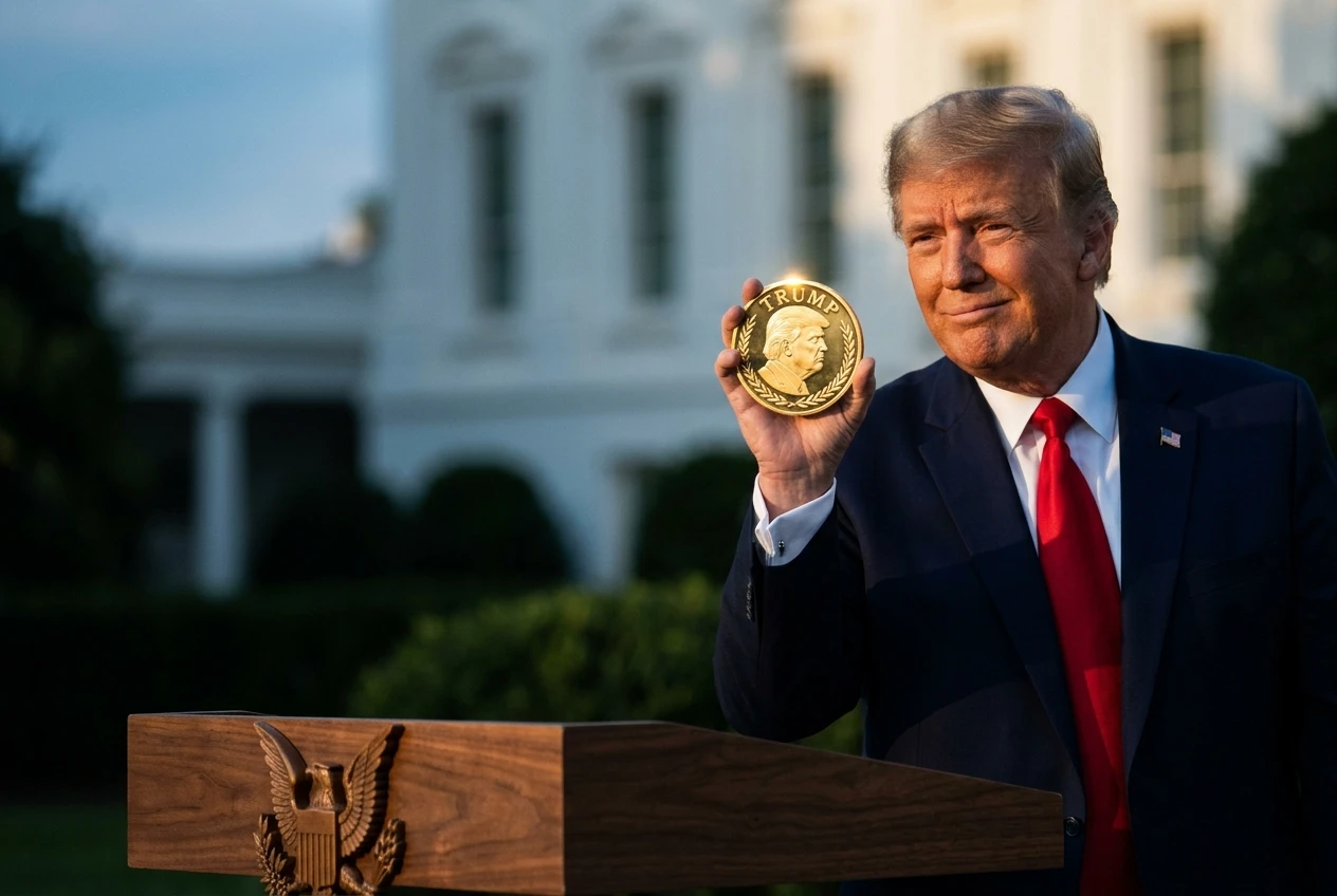 Trump crypto earnings Senate Democrats investigation national security concerns