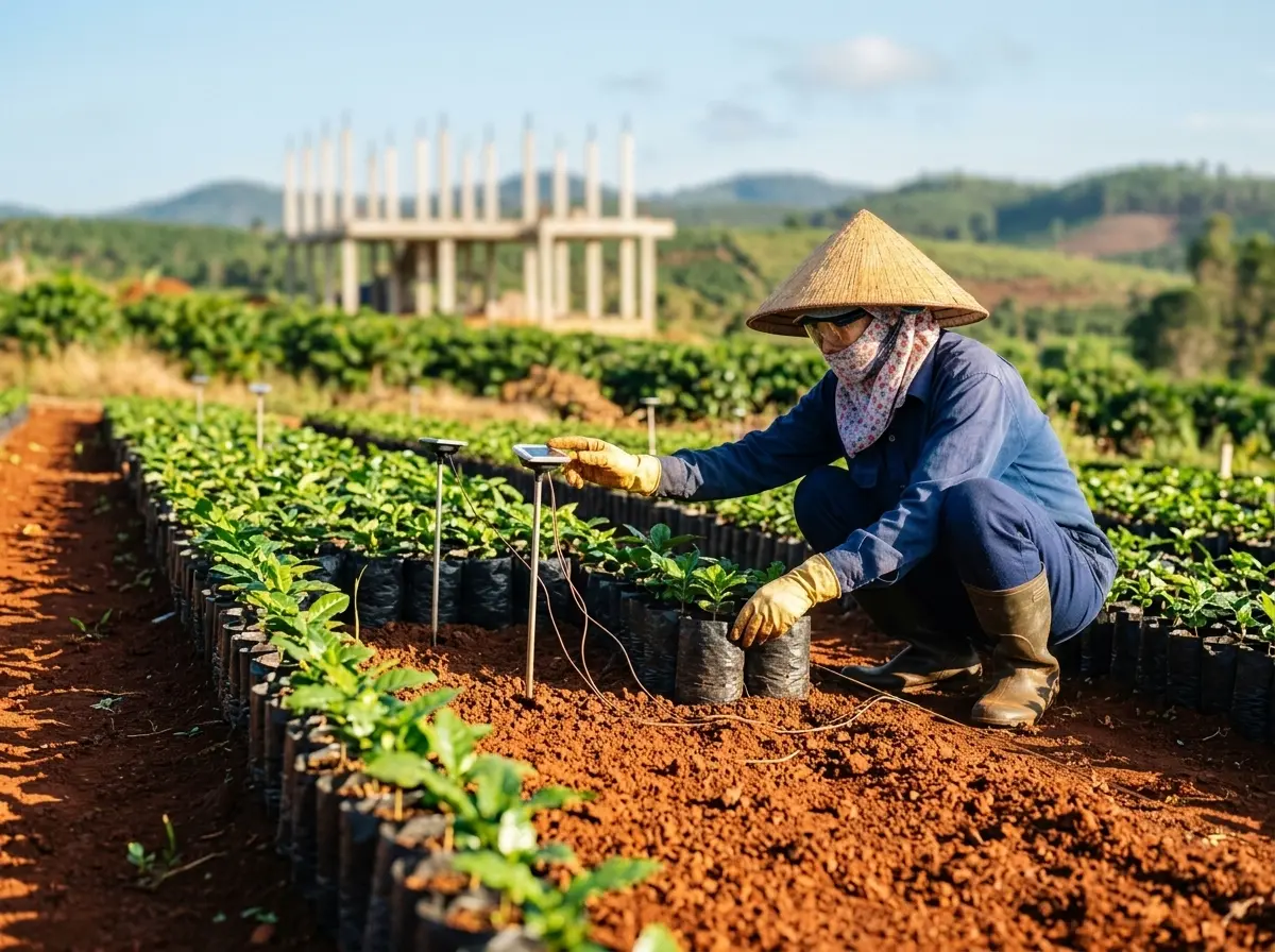 Vinh Hiep AI coffee research institute Gia Lai Vietnam approval