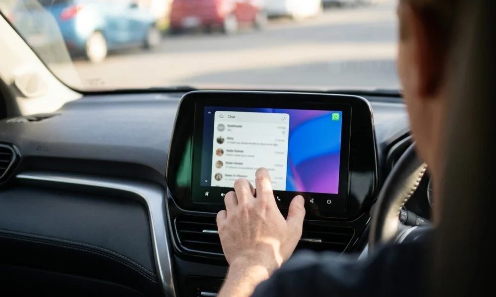 WhatsApp Android Auto and CarPlay hands-free app update