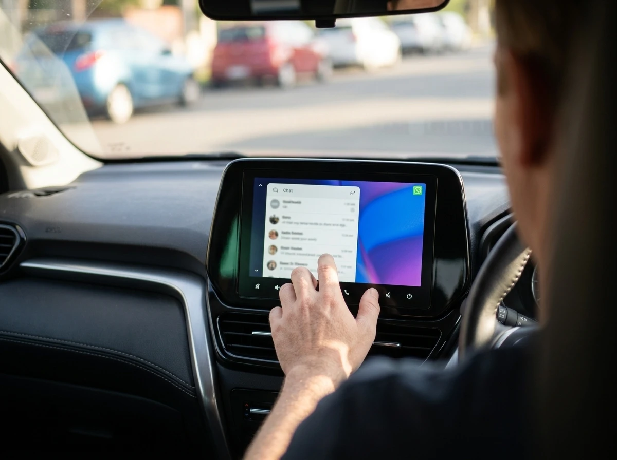 WhatsApp Android Auto and CarPlay hands-free app update
