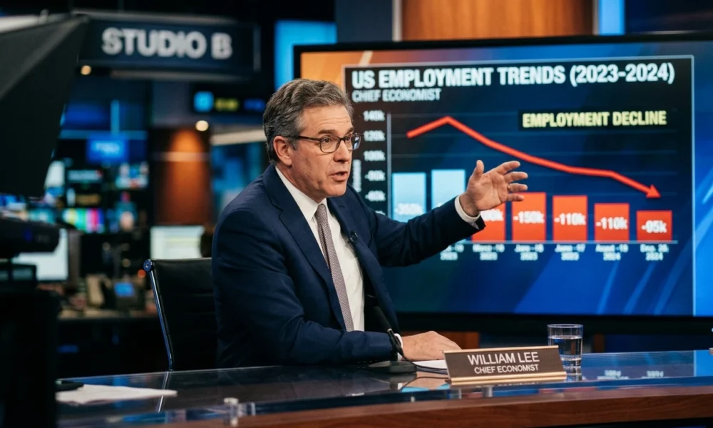 William Lee economist US jobs data Fed rethink
