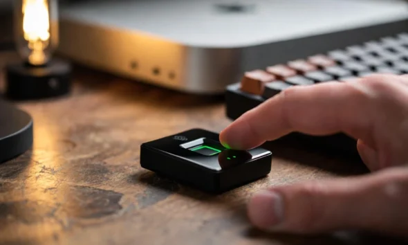 wireless fingerprint authentication keychain device for Mac and Linux
