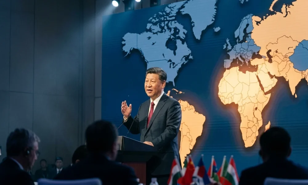 Xi Jinping WAICO AI alliance signing ceremony Shanghai 29 nations
