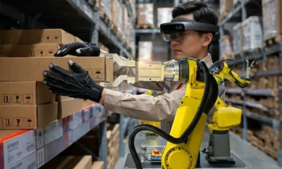 ACE Robotics wearable headset gloves capture worker data for robots