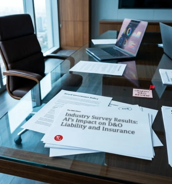 AI board liability CIO reporting D&O insurance oversight