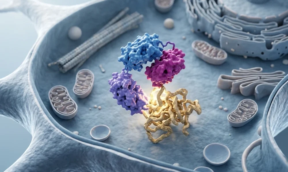 AI redesigned intrabody fragments targeting proteins inside neuron cells