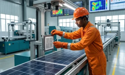 AI solar manufacturing India hybrid skills salary premium factory