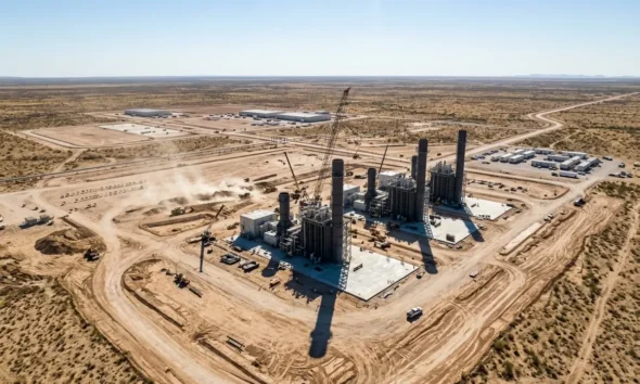 Amazon GW Ranch Texas AI data center 5000 MW gas plant grid