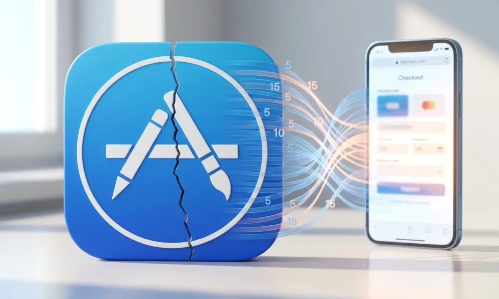 Apple 15 percent external App Store fee proposal Epic court