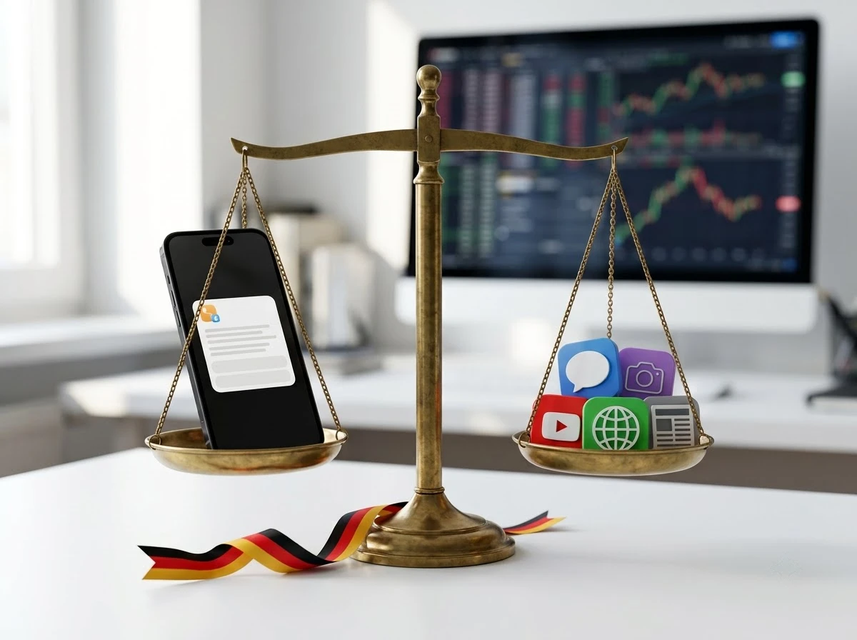 Apple ATT prompt redesign Germany FCO commitments EU