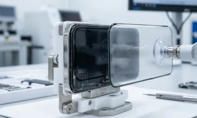 Apple glass hybrid iPhone 20th anniversary curved design 2027