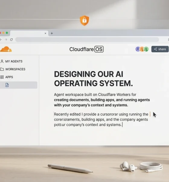 Cloudflare OS AI agent workspace open source launch