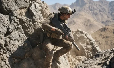 Crossfire adaptive cover system That's No Moon rocky terrain stance