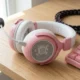 Epomaker GX1 open back gaming headset launch pink white