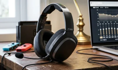 FiiO FG3 gaming headset dual drivers black over-ear