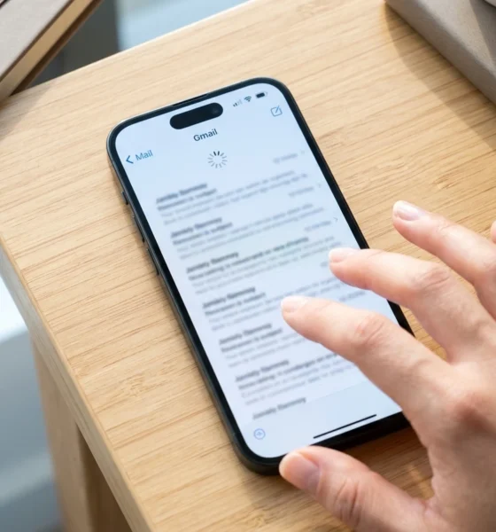 Gmail not working in iPhone Mail app pull to refresh fix