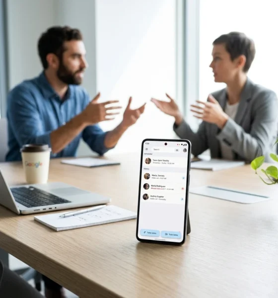 Google Meet Take Notes Gemini in-person meeting feature