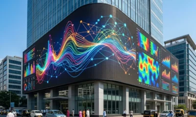 India largest DOOH Hyderabad SAS iTower 8K screen Iconic