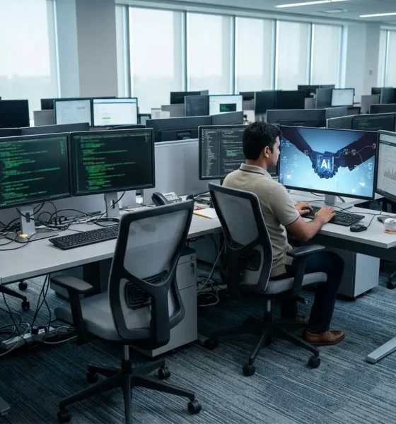 Indian IT Tier-1 margin defense layoffs AI deflation Q2