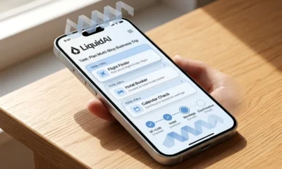 Liquid AI LFM2.5-2.6B on-device agentic model phone