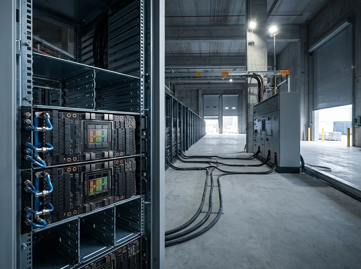 Microsoft AI datacenter GPU racks power constraint chips