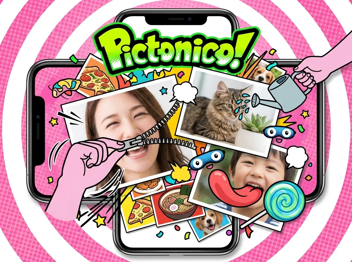 Nintendo Pictonico free mini-games photo app promotion September