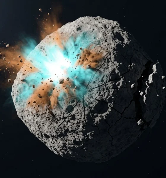 nuclear asteroid disruption simulation X-ray standoff blast