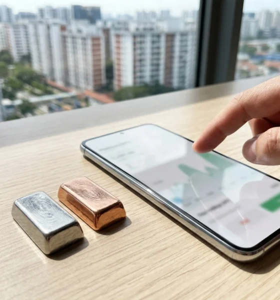 OCBC app platinum palladium fractional retail trading launch