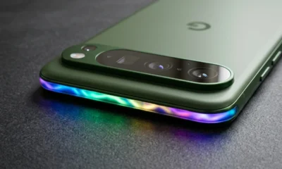 Pixel 11 camera bar Pixel Glow notification light lit