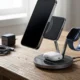 Qi2 25W magnetic wireless charger phone snap desk