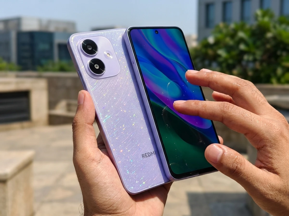 Redmi Note 17 5G 8000mAh battery phone Starlight Purple