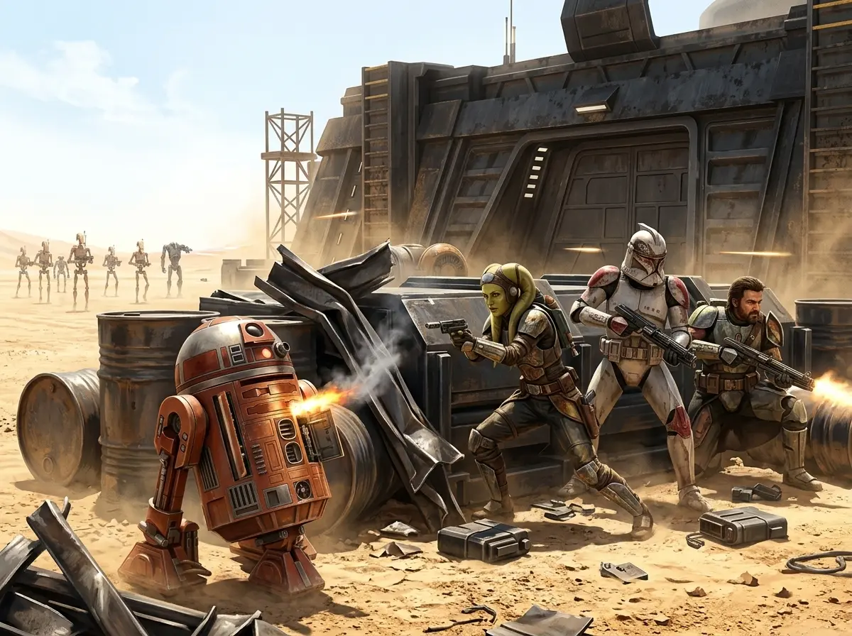 Star Wars Zero Company Bit Reactor Clone Wars tactics launch