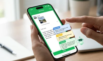 WeChat Moments AI writing assistant gray test Xiaowei phone
