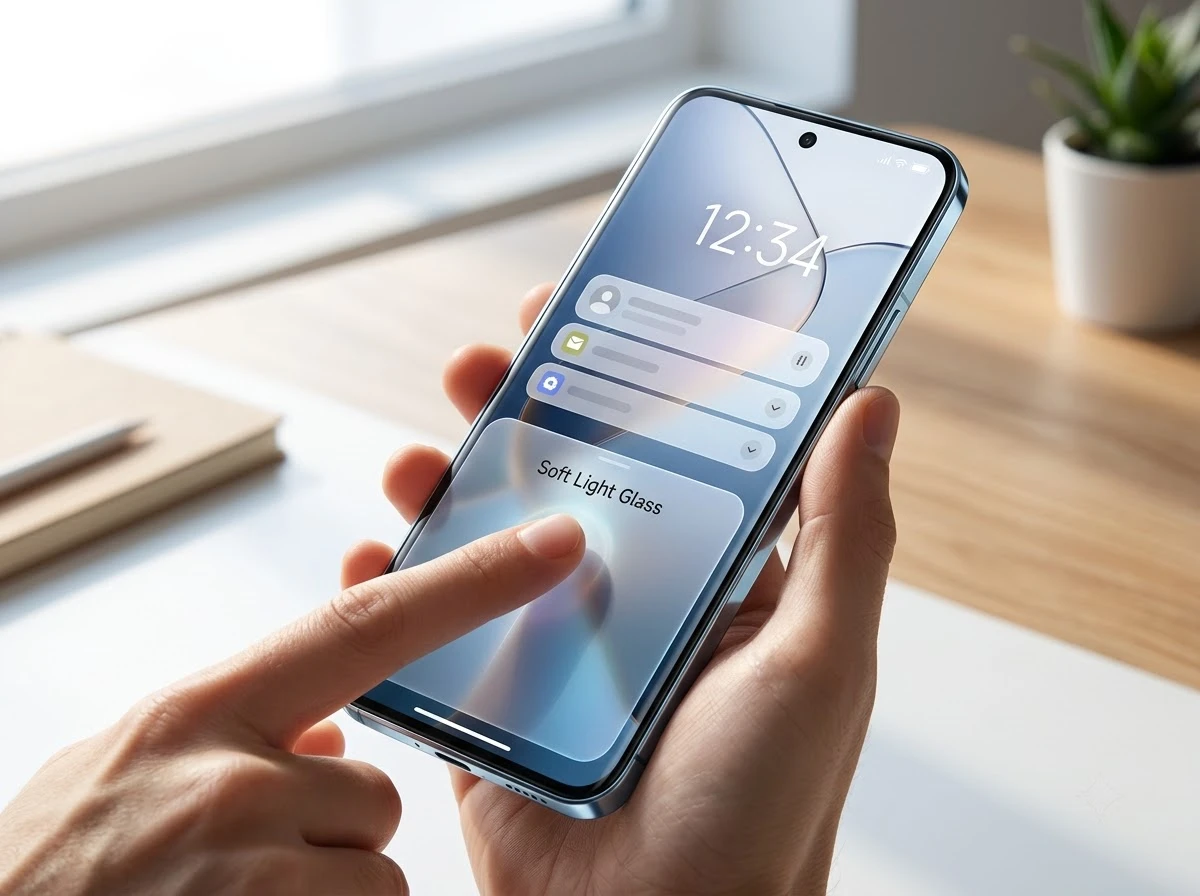 Xiaomi HyperOS 4 Soft Light Glass UI beta on Xiaomi 17