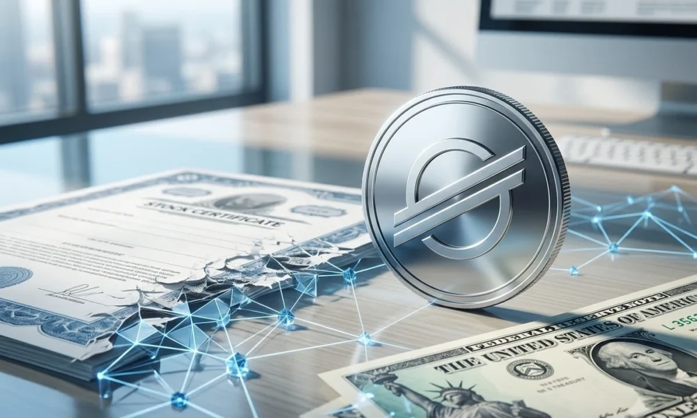 XLM Stellar price drop after DTCC partnership selling pressure
