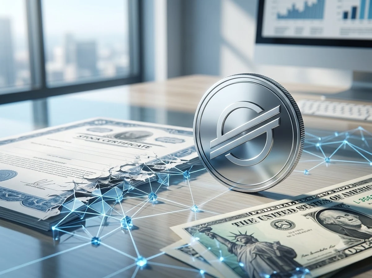 XLM Stellar price drop after DTCC partnership selling pressure