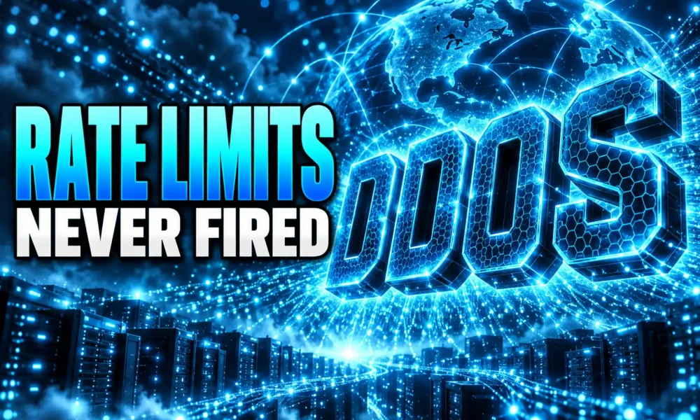 2.45 billion request DDoS 1.2 million IPs rate limits