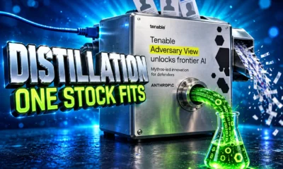 AI security stocks Tenable Cellebrite CLEAR distillation split