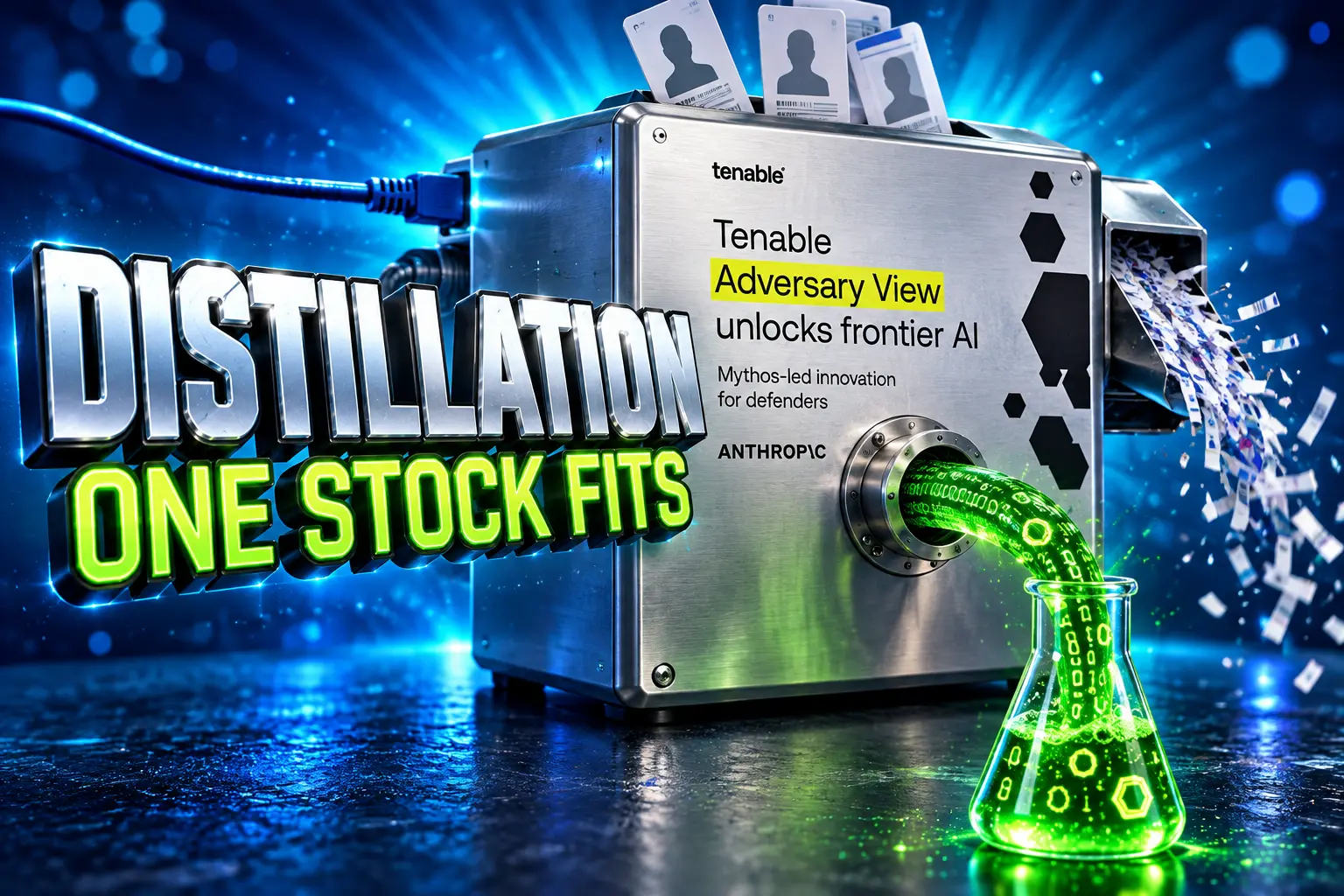 AI security stocks Tenable Cellebrite CLEAR distillation split