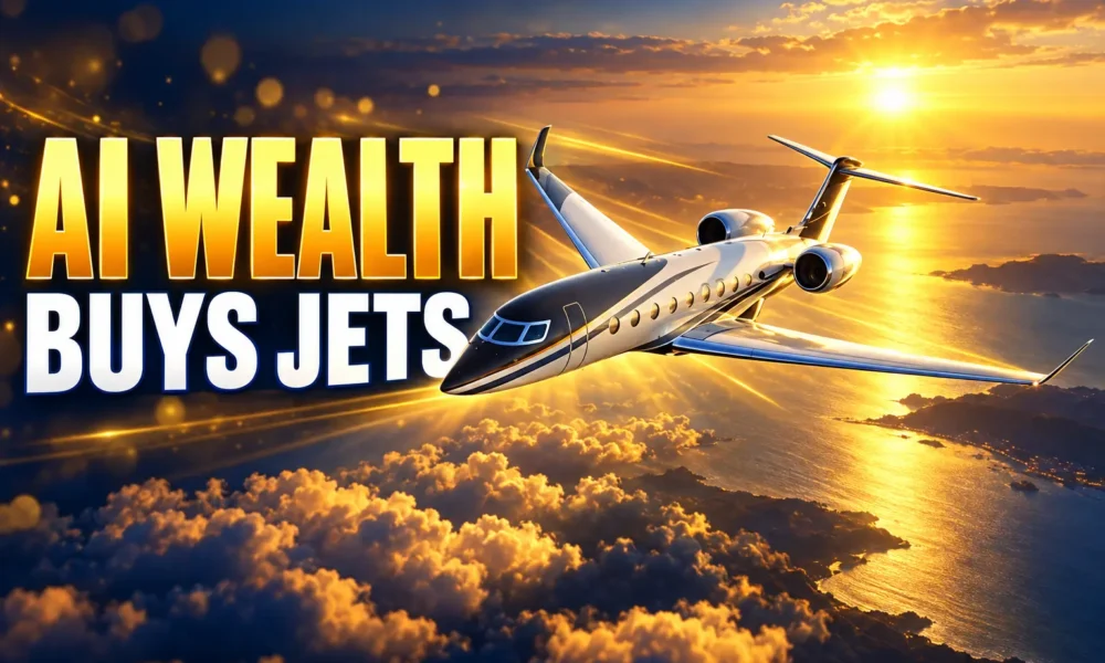 AI super-rich buying private jets yachts and cars