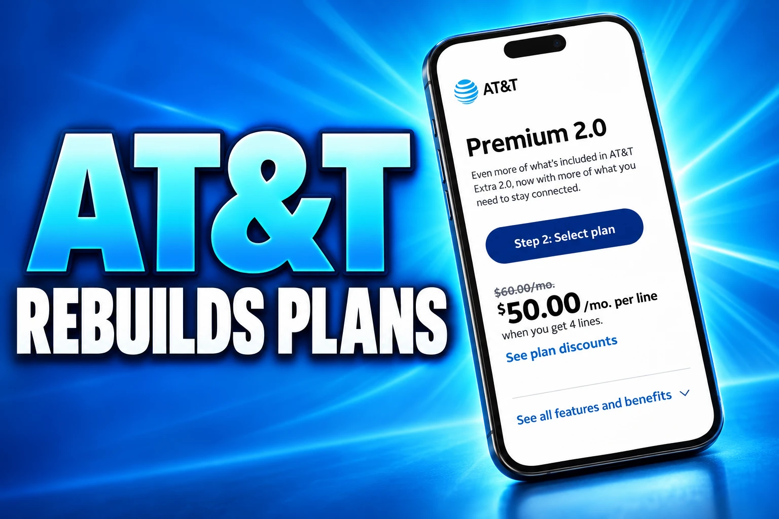 AT&T 2.0 unlimited plans pricing mix and match