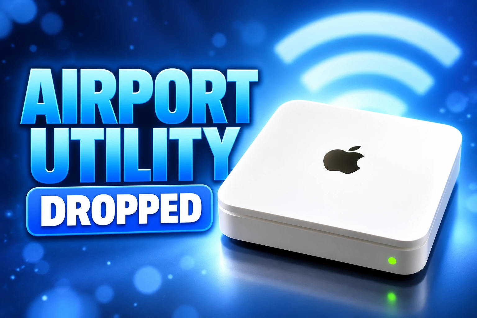 AirPort Utility iOS 27 App Store removal Time Capsule