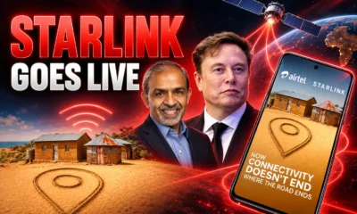 Airtel Starlink Mobile satellite to phone launch DRC