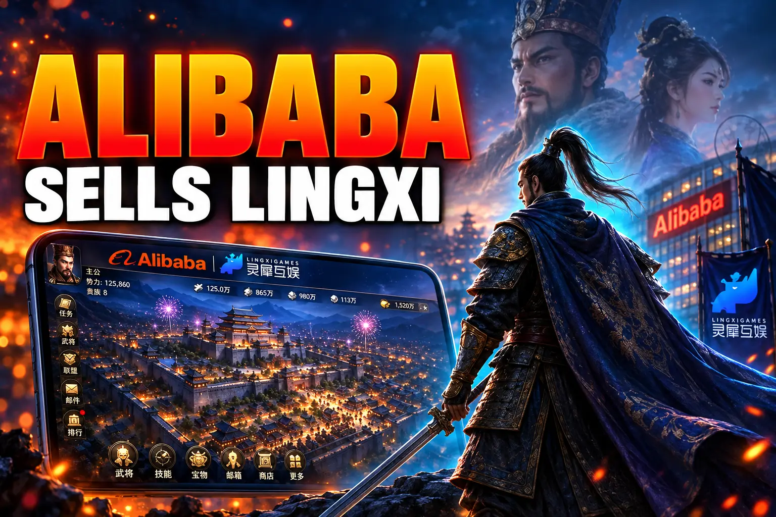 Alibaba Lingxi Games Trustar Capital $1.5 billion sale