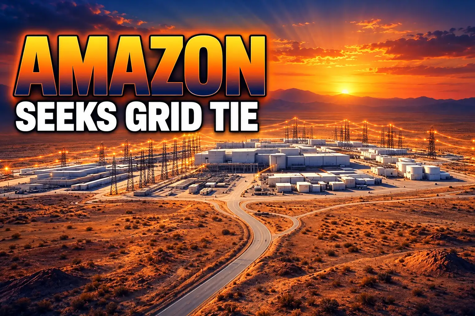 Amazon 5000 MW Texas AI campus grid connection Pecos