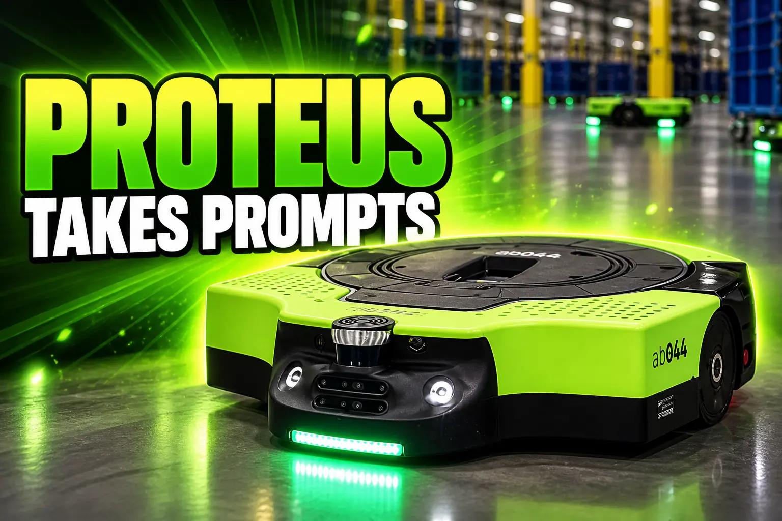 Amazon Proteus robot natural language Europe rollout