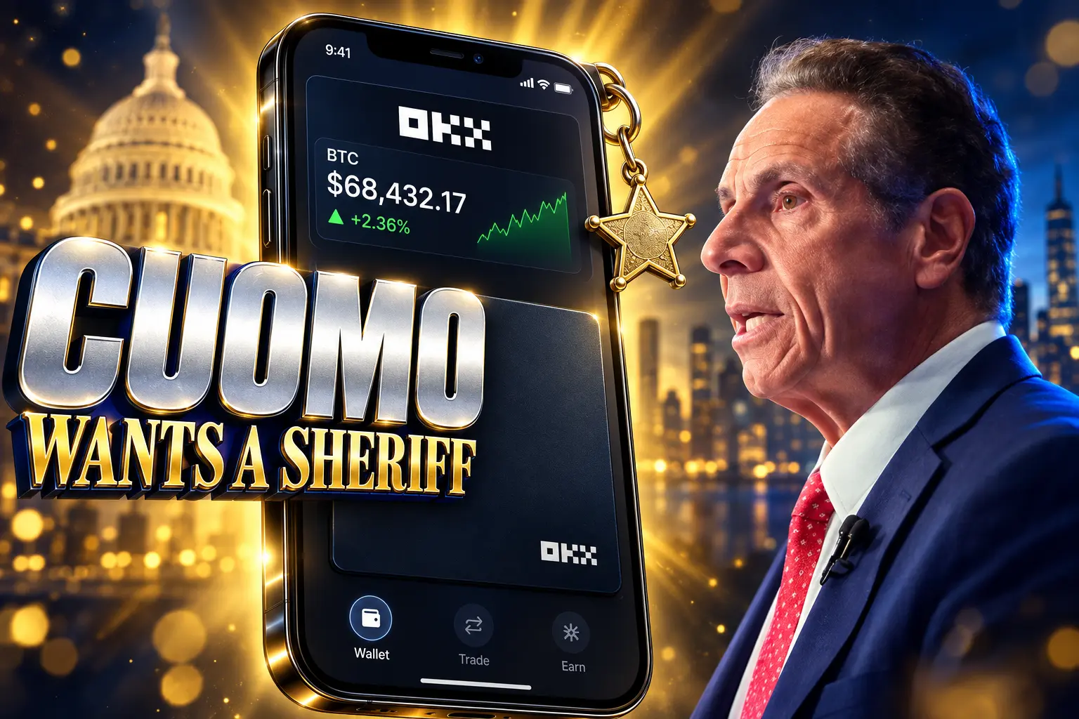 Andrew Cuomo Clarity Act Senate vote OKX ICE