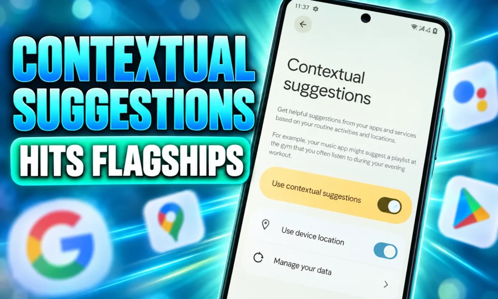 Android Contextual Suggestions Play Services flagship rollout