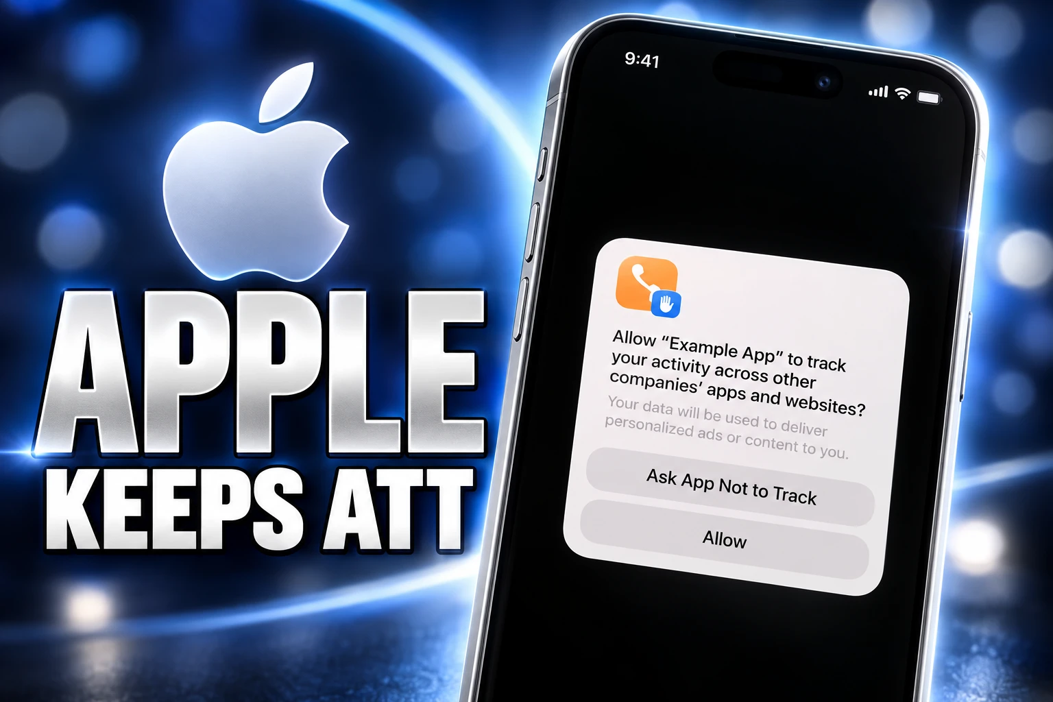 Apple ATT prompt Germany tracking consent redesign